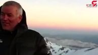 قله نول در کوه دنا / لحظه تحویل سال نو + فیلم