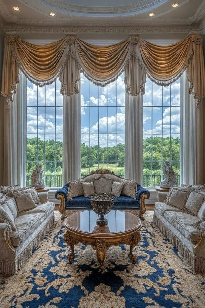 مدل پرده سلطنتی نوروز ۱۴۰۵ | جدیدترین و لوکس ترین مدل پرده سلطنتی از پذیرایی تا اتاق خواب برای نوروز ۱۴۰۵ که عروس های شیک پسند ازش کلی ایده میگیرن!