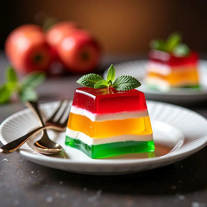 ژله ساده و شیک برای مهمانی