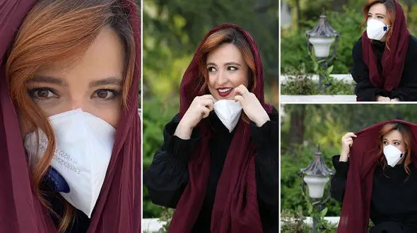 قرار گلاره عباسی به وقت کرونایی+عکس