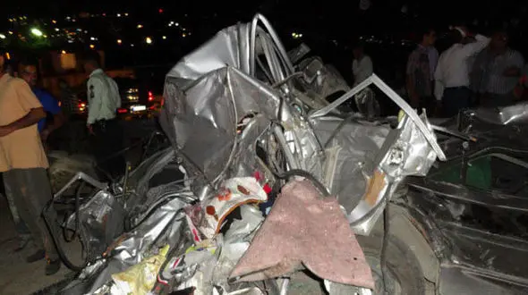 تصادف زنجیره ای آزادراه تهران- پردیس/ اسامی مصدومان + فیلم و عکس