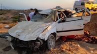 4 کشته و زخمی در تصادف هولناک پژو با شتر در ایرانشهر + عکس 
