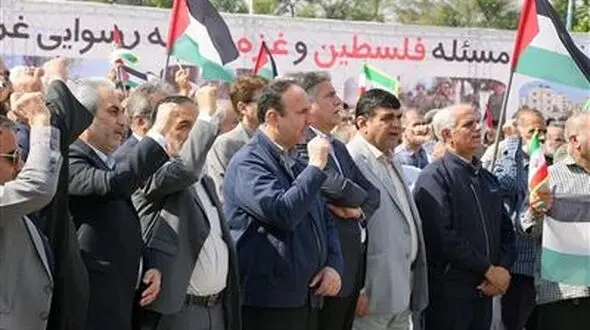 کارکنان نفت و گاز مارون جنایات رژیم صهیونیستی را محکوم کردند
