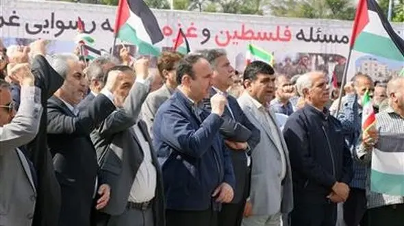 کارکنان نفت و گاز مارون جنایات رژیم صهیونیستی را محکوم کردند