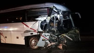 تصادف مرگبار اتوبوس مسافربری با کامیون در جاده تبریز / راننده اتوبوس در دم جان باخت + جزییات