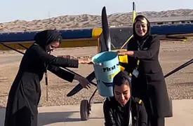 مراسم سولو شدن؛ لحظه‌ ای که یک دانشجوی خلبانی به آسمان اعتماد می‌ کند / فیلم