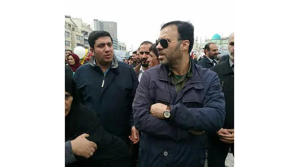 سردار منتظرالمهدی در راهپیمایی 22 بهمن+عکس