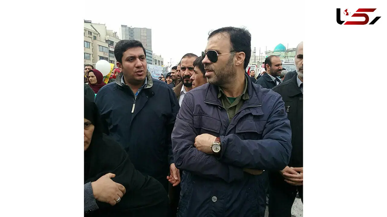 سردار منتظرالمهدی در راهپیمایی 22 بهمن+عکس