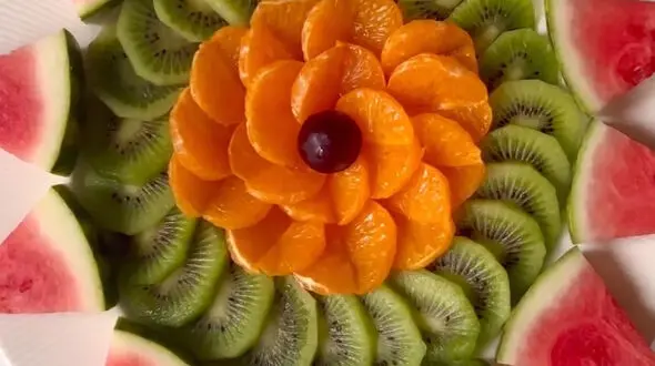 میوه آرایی ساده و شیک + فیلم