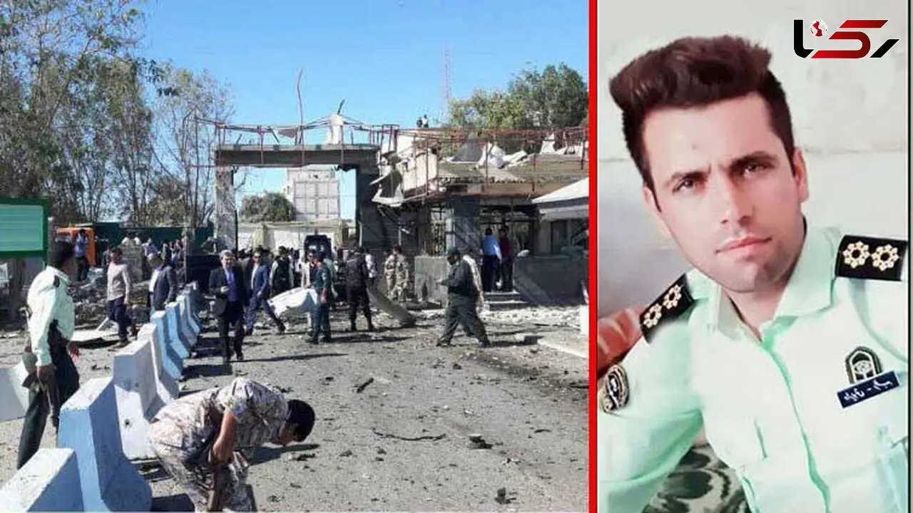 عکس افسر پلیس که در حادثه تروریستی چابهار شهید شد