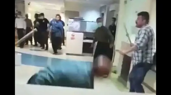 پشت پرده فیلم قمه‌کشی در بیمارستان دورود 