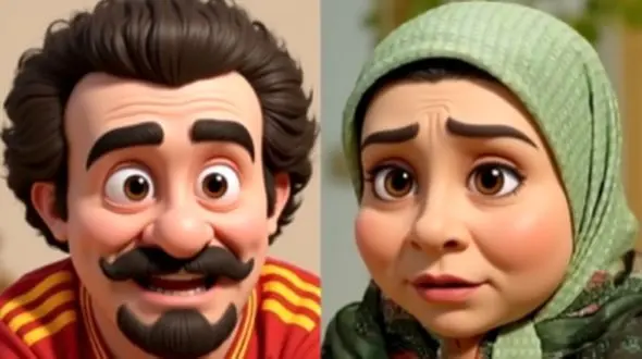 سکانس فراموش ناشدنی پایتخت و ماجرای خیانت نقی معمولی به هما خانوم/ با اینکاری که هوش مصنوعی کرده دیگه محاله کسی اینو یادش بره/ صدبار هم ببینی باز ریسه میری از خنده