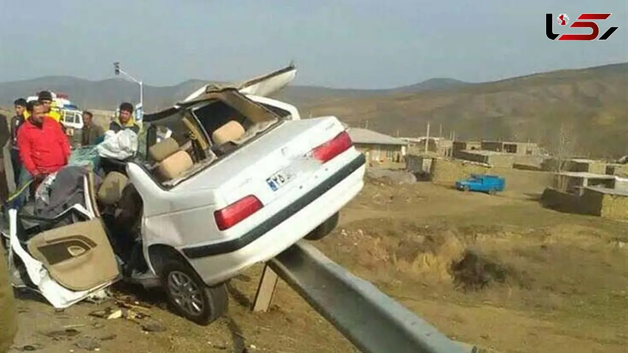 مرگ دلخراش 4 کارمند اداره بهداشت  بیرجند در جاده