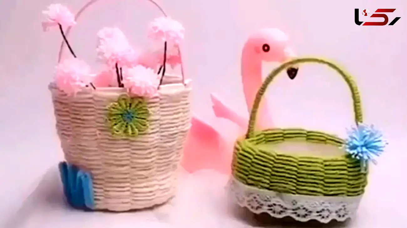 کاردستی با لیوان کاغذی + فیلم