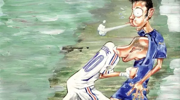 کاریکاتور جواد نکونام در نمایشگاه بین المللی کتاب فرانکفورت +عکس 