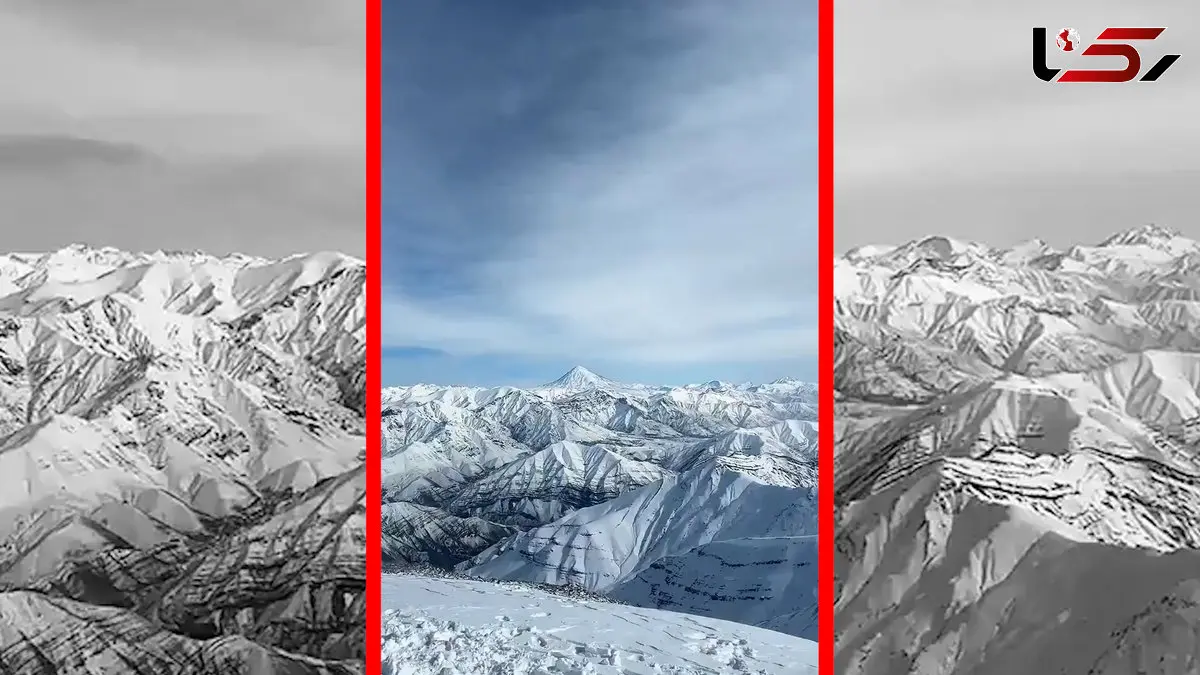 فیلم طبیعت زمستانی دماوند