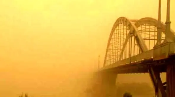 وزش باد شدید و خیزش گردوخاک در نیمه شرقی و مناطق مرکزی کشور 

