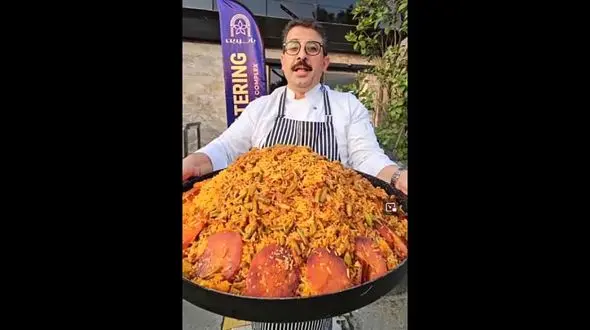 طرز تهیه لوبیا پلوی رستورانی + فیلم