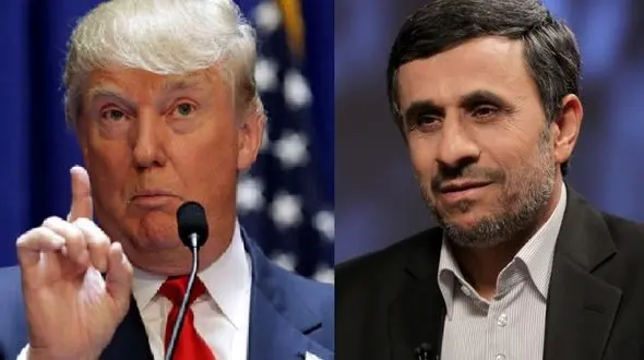 احمدی نژاد هم به سخنان ترامپ واکنش نشان داد !