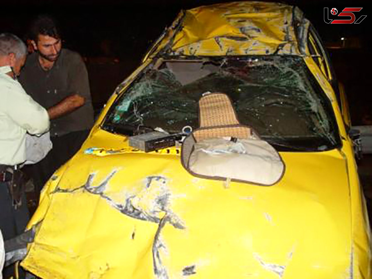 تاکسی زرد رنگ  مرگ خونین 2 مسافر را رقم زد+ عکس 