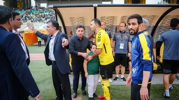 ناظر داوری اشک این بچه کوچک را درآورد/ او خواهرزاده پورقاز بود+عکس