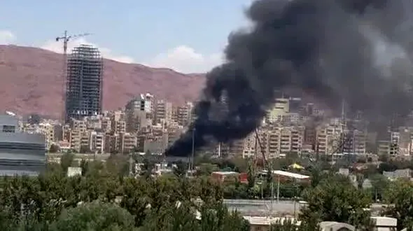 آتش سوزی دستگاه رنجر در شهربازی باغلارباغی تبریز