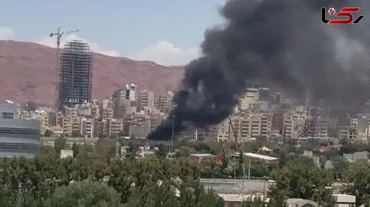 آتش سوزی دستگاه رنجر در شهربازی باغلارباغی تبریز