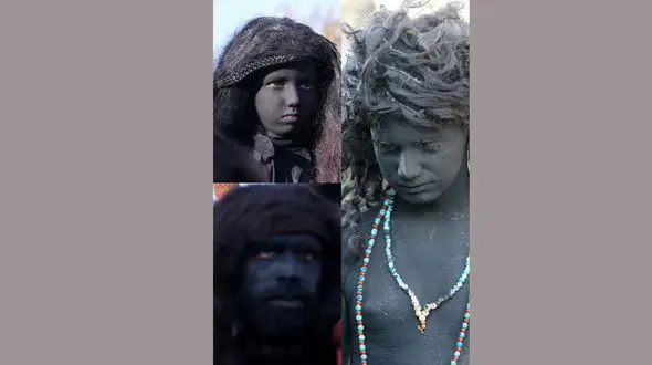 حکایت عجیب دسته جنی‌ها در مراسم تعزیه نوش‌آبادی ها + عکس