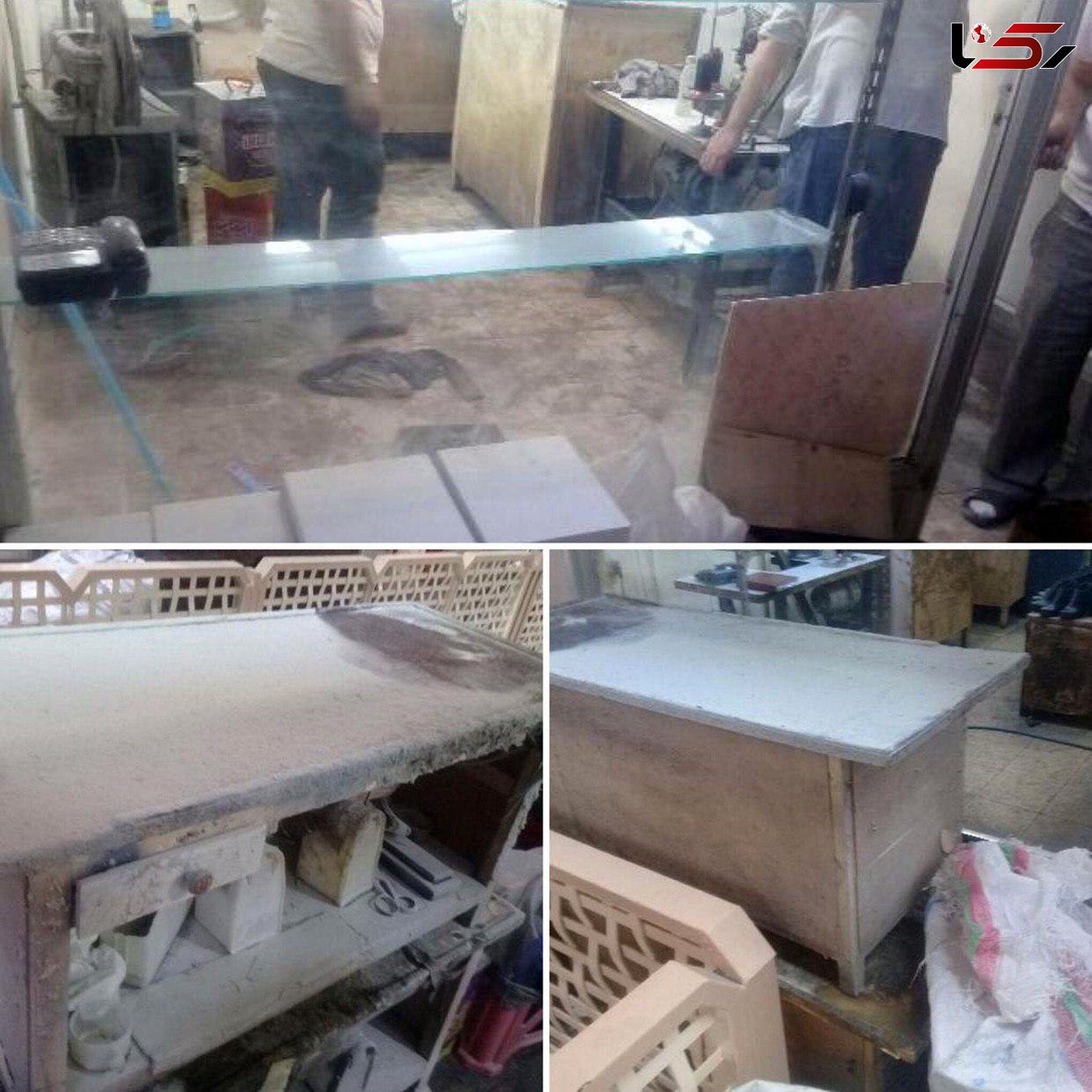 مهار آتش‌سوزی مغازه تولیدی کفش در پاساژ امام خمینی (ره) تبریز