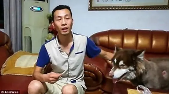 راننده سگ را با طناب پشت ماشینش می کشید!؟ + تصاویر تلخ 