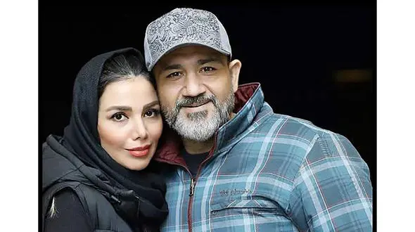 عکس خنده دار دوران نامزدی مهران غفوریان و همسرش 