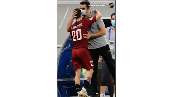 آشتی کنان ستاره های پرسپولیسی و استقلالی + عکس