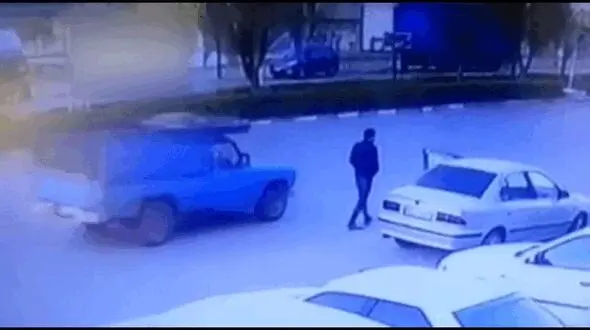 عزرائیل پشت سر جوان ماکویی بود / معجزه در زنده ماندن + فیلم