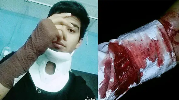 جزئیات حمله خونین به ۲ طلبه نیشابوری / متهمان هنوز دستگیر نشده اند + عکس