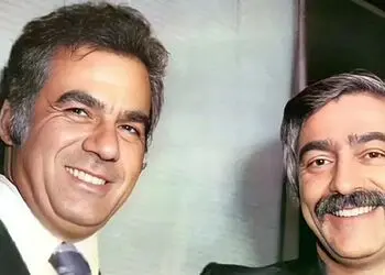 عکس سفر در زمان / تیپ جالب «فردین، ناصر ملک مطیعی و نصرت کریمی»؛ سال ۱۳۵۵