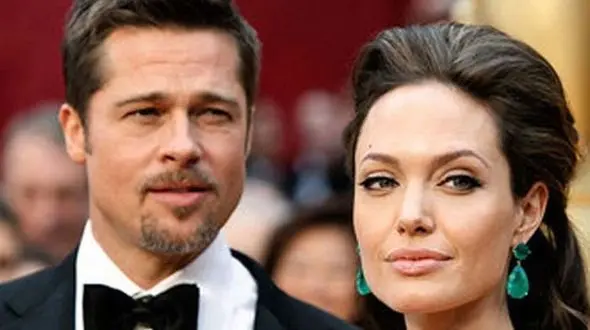 برد پیت در خانه آنجلینا چه می‌کند؟ + عکس