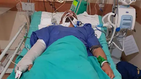 مرگ تلخ بدنساز داماد چند روز قبل از جشن عروسی در جاده سمنان + عکس