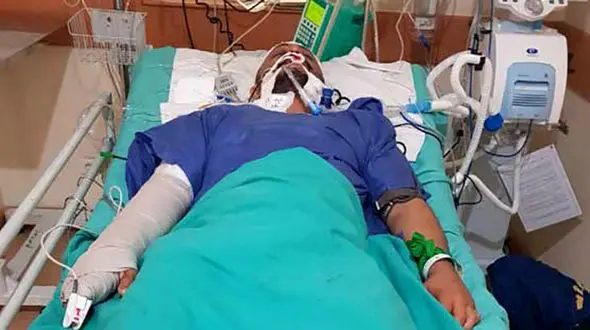 مرگ تلخ بدنساز داماد چند روز قبل از جشن عروسی در جاده سمنان + عکس