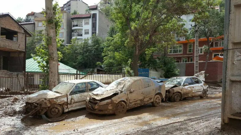 عکس عجیب از سیل در لوسان