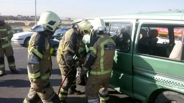  ۹ قربانی براثر حادثه خونین در قم + تصاویر 