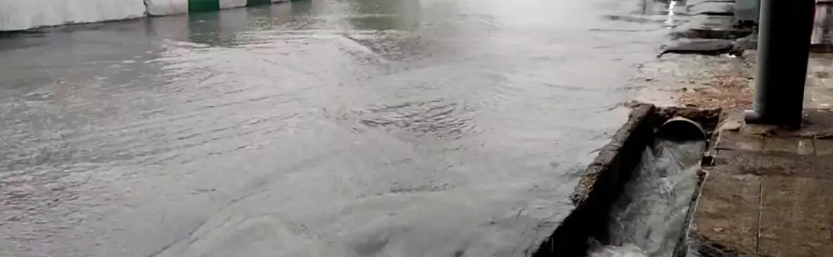 فیلم آبگرفتگی خیابان های دهلران