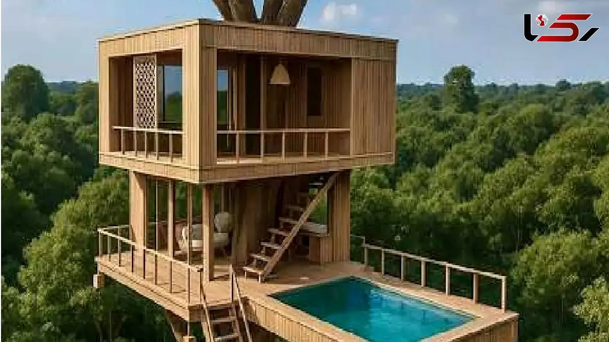 فیلم/ معماری خلاقانه؛ خونه ساختن از نقاشی بچگیاشون رو درخت رویاشون حقیقی بشه