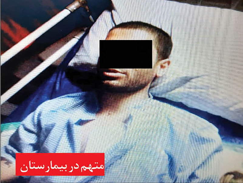 محل وقوع جنایت در بازسازی صحنه قتل در خواروبار فروشی