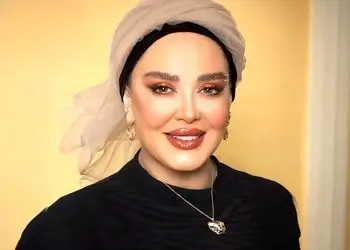 بهاره رهنما با چادر گُل گلی رنگارنگ در یک رستوران عراقی در کربلا/ زیارت قبول+عکس