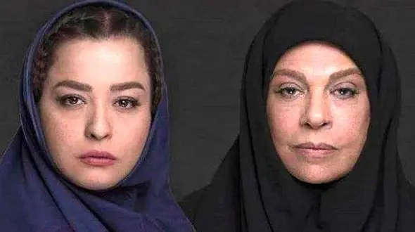 
گریم مهراوه شریفی‌نیا و گوهر خیراندیش در «گورکن» +عکس
