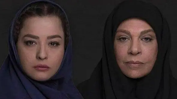 
گریم مهراوه شریفی‌نیا و گوهر خیراندیش در «گورکن» +عکس
