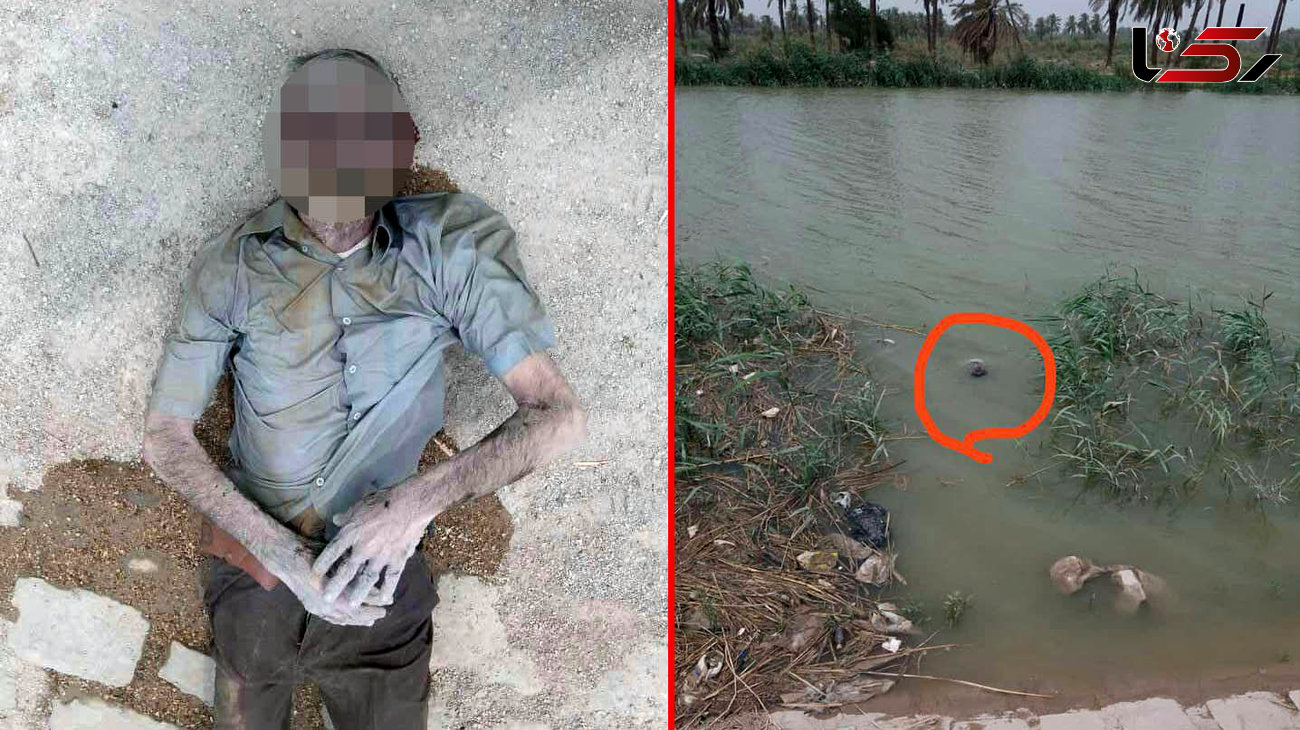انتشار اولین عکس از جسد یک مرد در آبادان! + عکس محل مرگ دلخراش