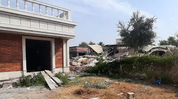 عکس و فیلم باورنکردنی از انفجار خانه لاکچری زن آبادانی / زن 45 ساله 90 درصد سوخت + جزییات