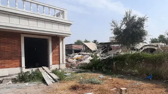 عکس و فیلم باورنکردنی از انفجار خانه لاکچری زن آبادانی / زن 45 ساله 90 درصد سوخت + جزییات