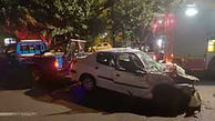 تصادف هولناک کامیون میکسر با پژو 206 در سئول 